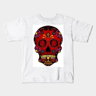 Sugar Skull 01 (Style:92) Kids T-Shirt